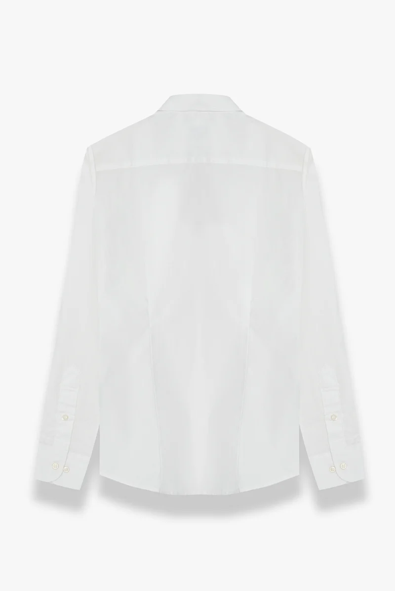 Tuxedo Essentials Poplin Stretch Women Shirt White