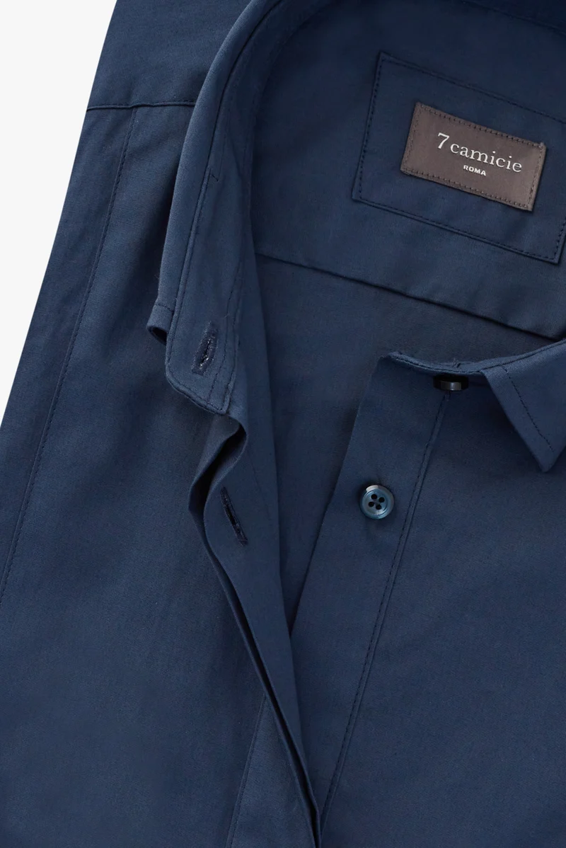 Tuxedo Essentials Poplin Stretch Women Shirt Blue