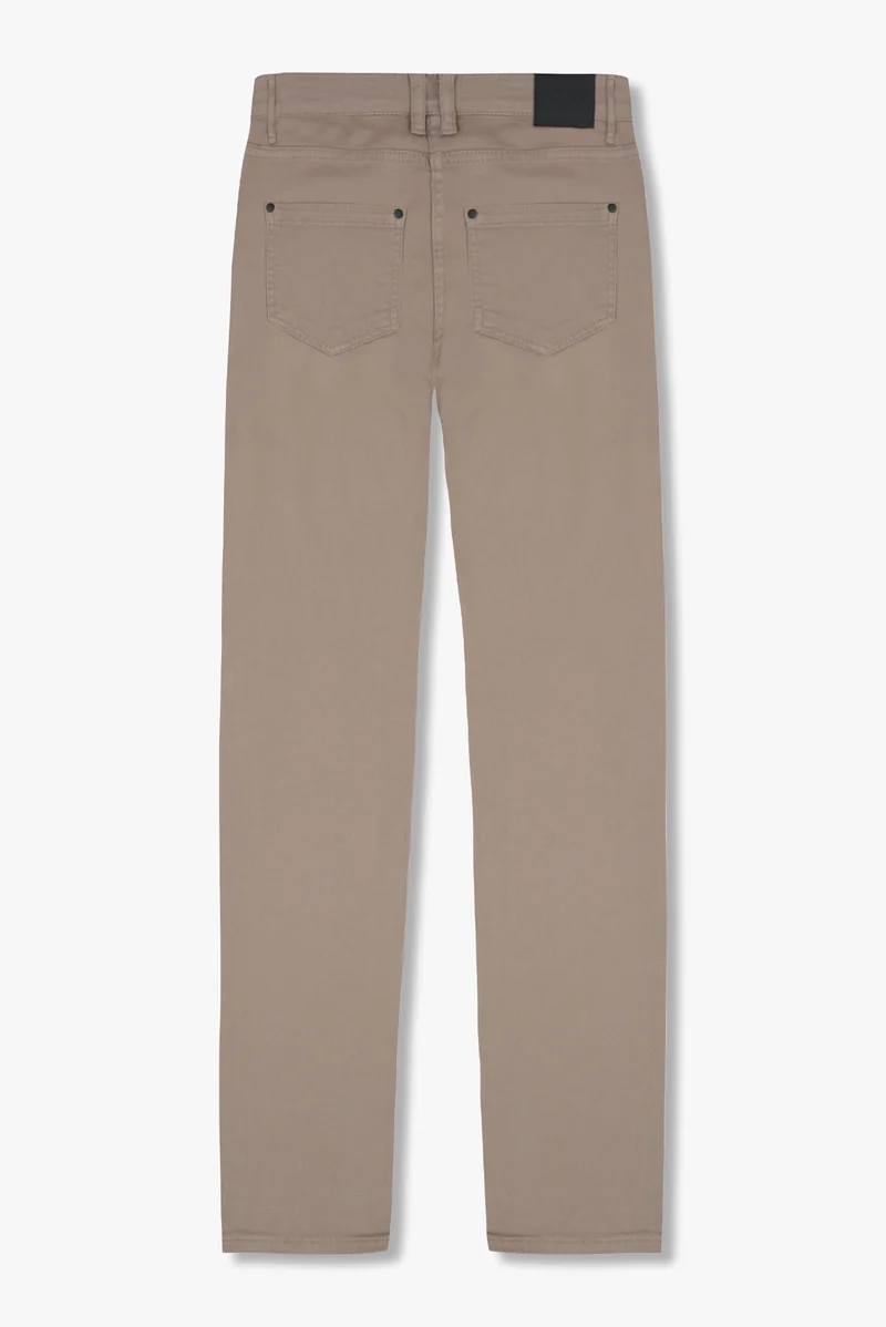 Cotton Stretch Man Pant Beige