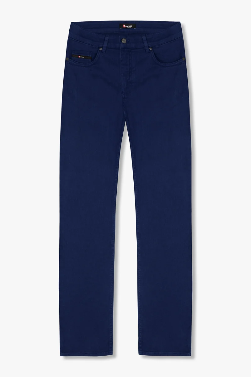 Cotton Stretch Man Pant Navy Blue