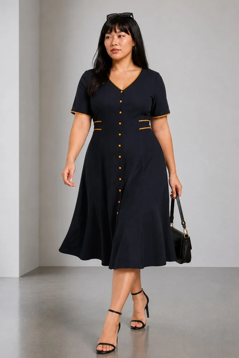 Stina|Viscose Aline Maxi Dress