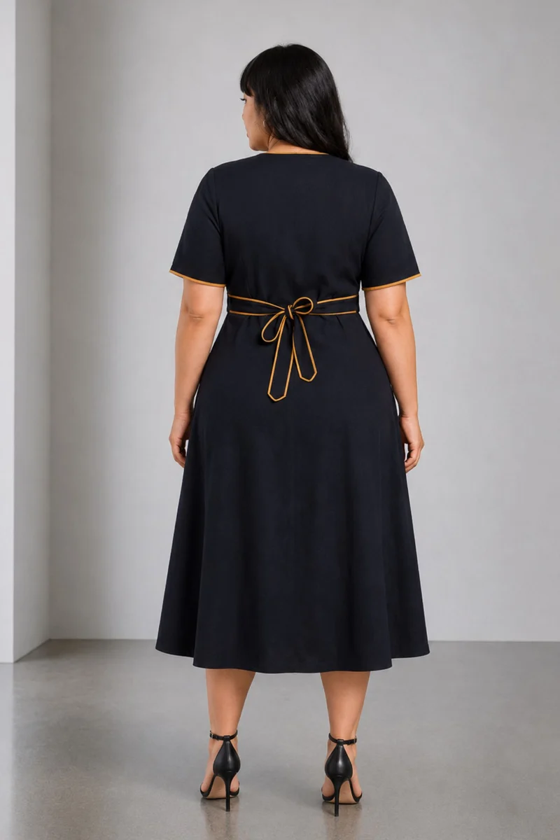 Stina|Viscose Aline Maxi Dress
