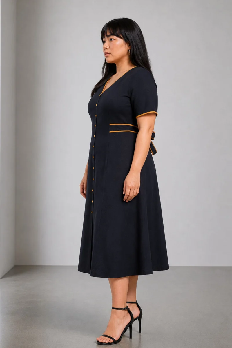 Stina|Viscose Aline Maxi Dress