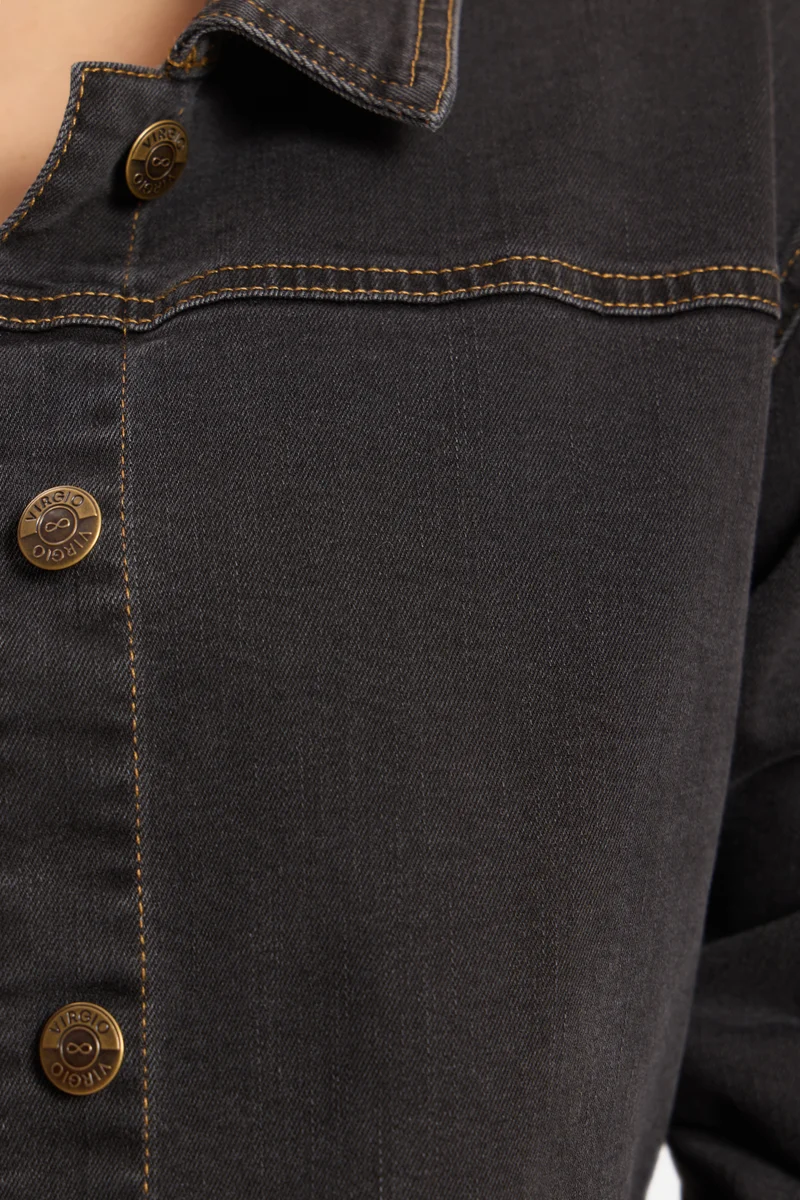 Aanya|Cotton Denim Jacket