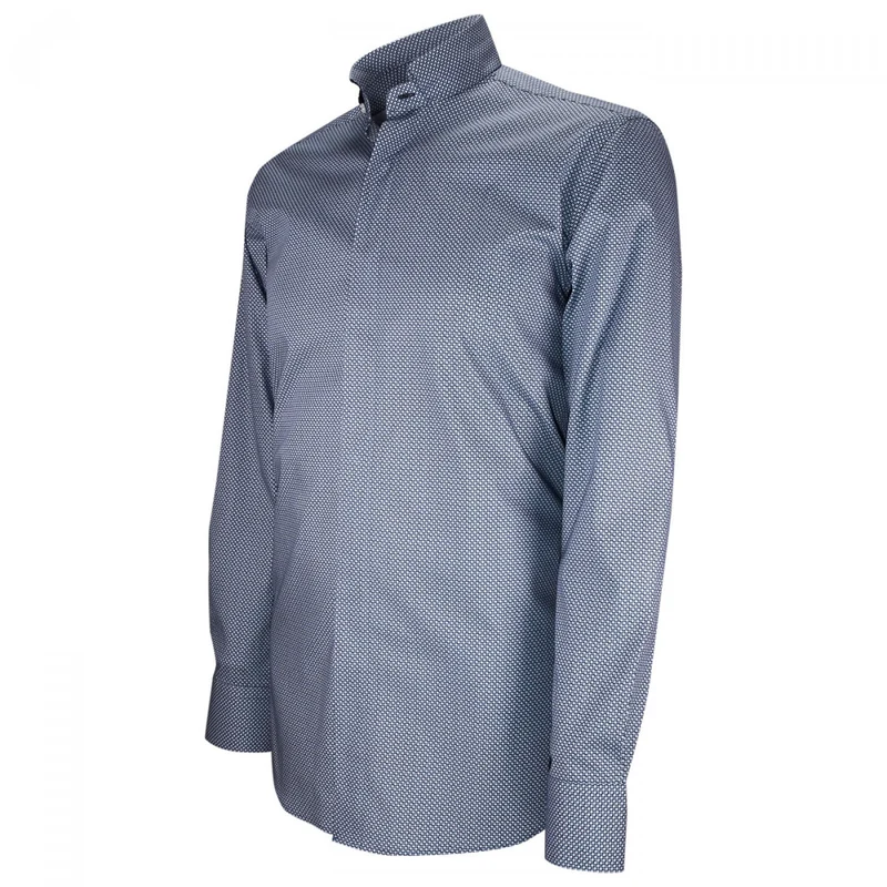 Chemise homme mode col cousu mao à motifs coupe cintrée MILO Emporio balzani