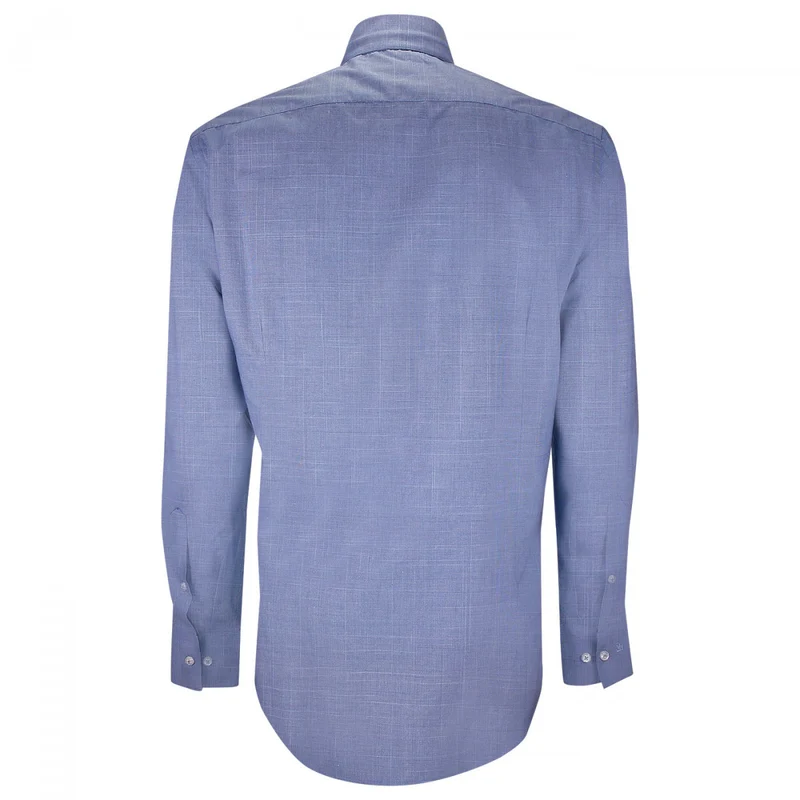 Chemise homme mode col cousu mao à motifs coupe cintrée MILO Emporio balzani