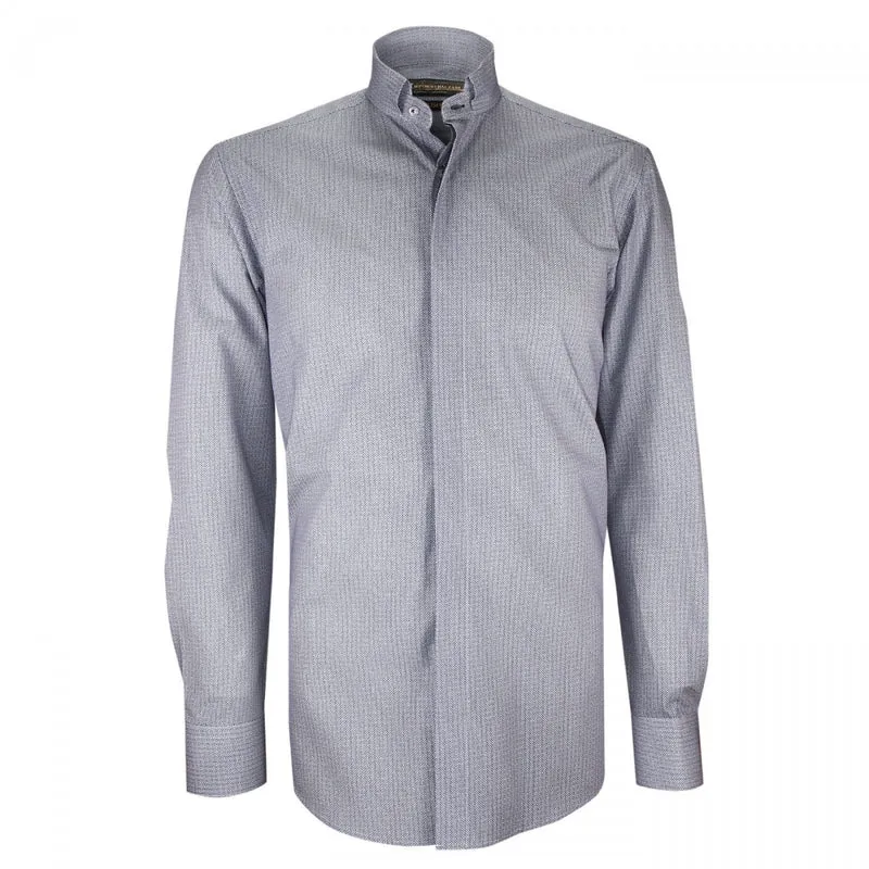 Chemise homme mode col cousu mao à motifs coupe cintrée MILO Emporio balzani