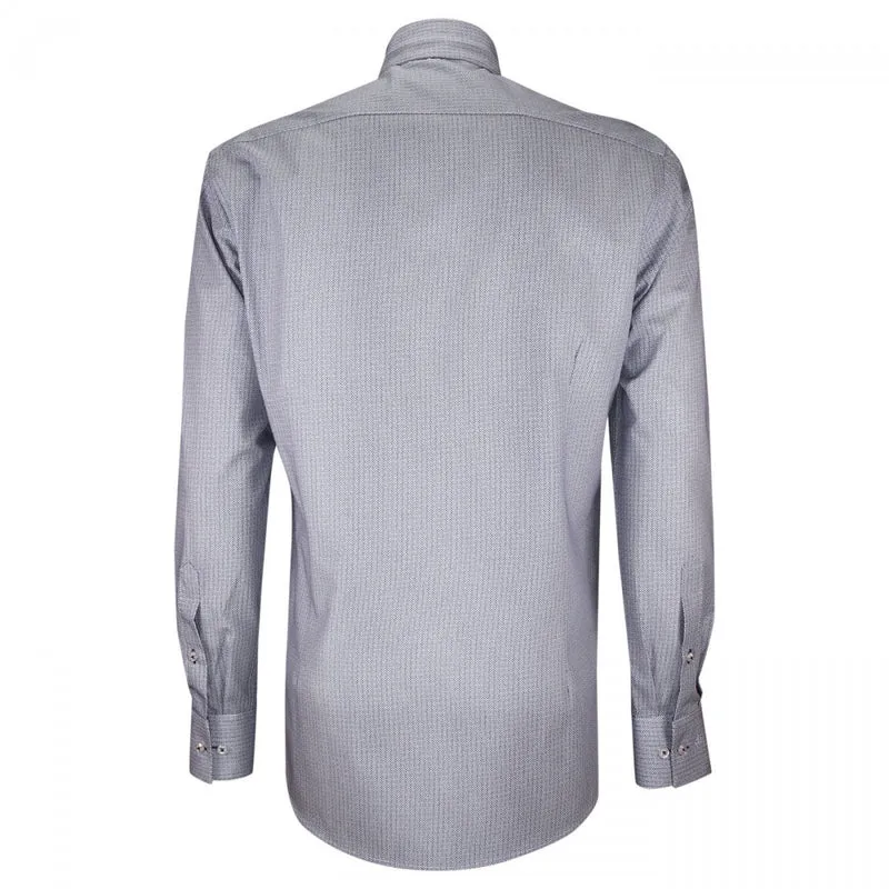 Chemise homme mode col cousu mao à motifs coupe cintrée MILO Emporio balzani