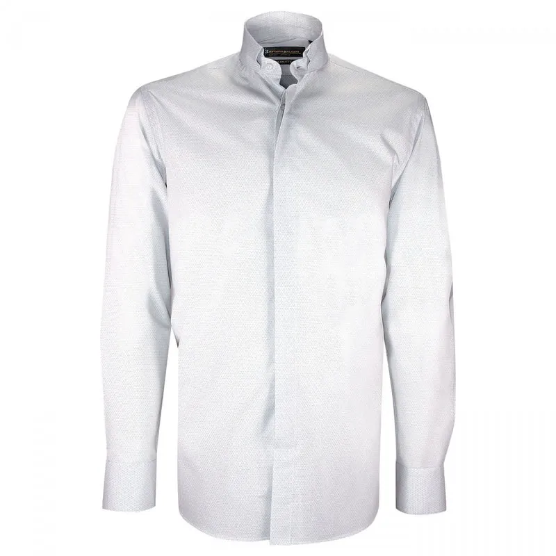Chemise homme mode col cousu mao à motifs coupe cintrée MILO Emporio balzani