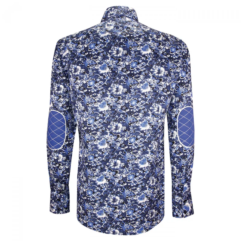 Chemise homme mode à coudières coupe cintrée UGO Emporio balzani