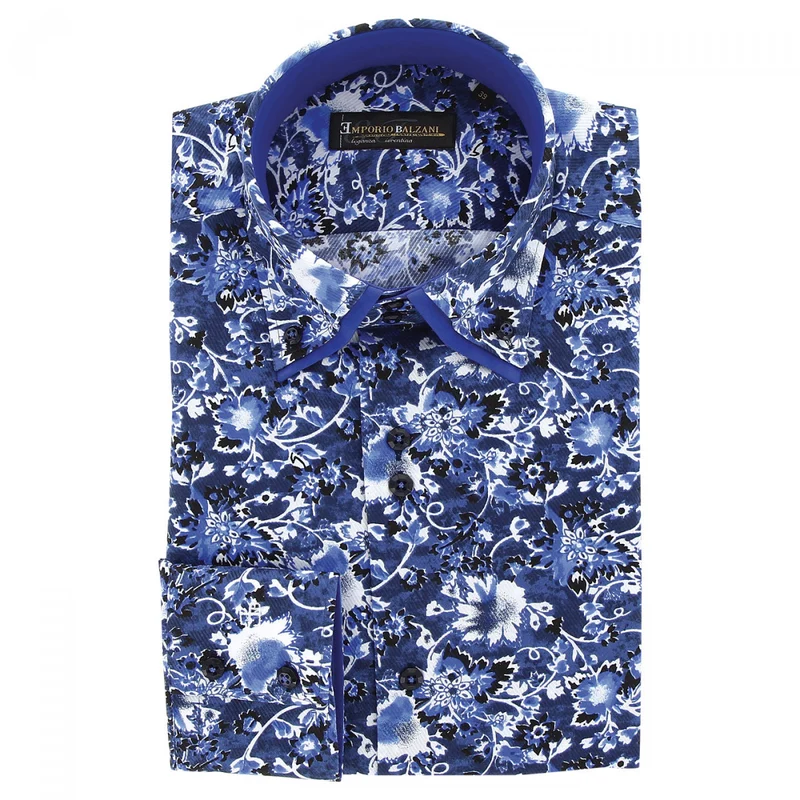 Chemise homme mode à coudières coupe cintrée UGO Emporio balzani