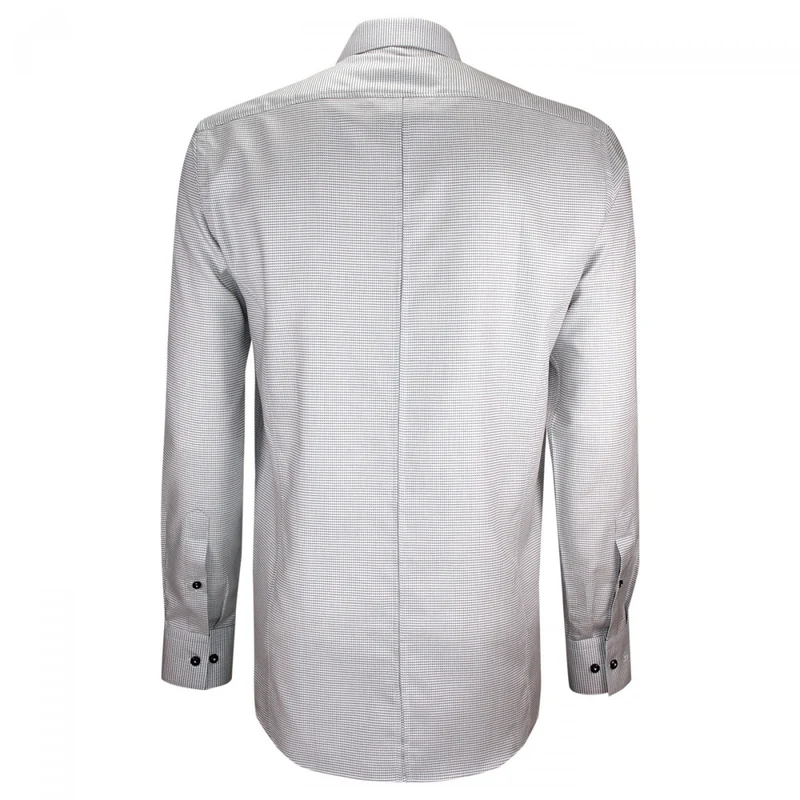 Chemise homme mode gorge cachée à motifs coupe cintrée ANDREA Emporio balzani