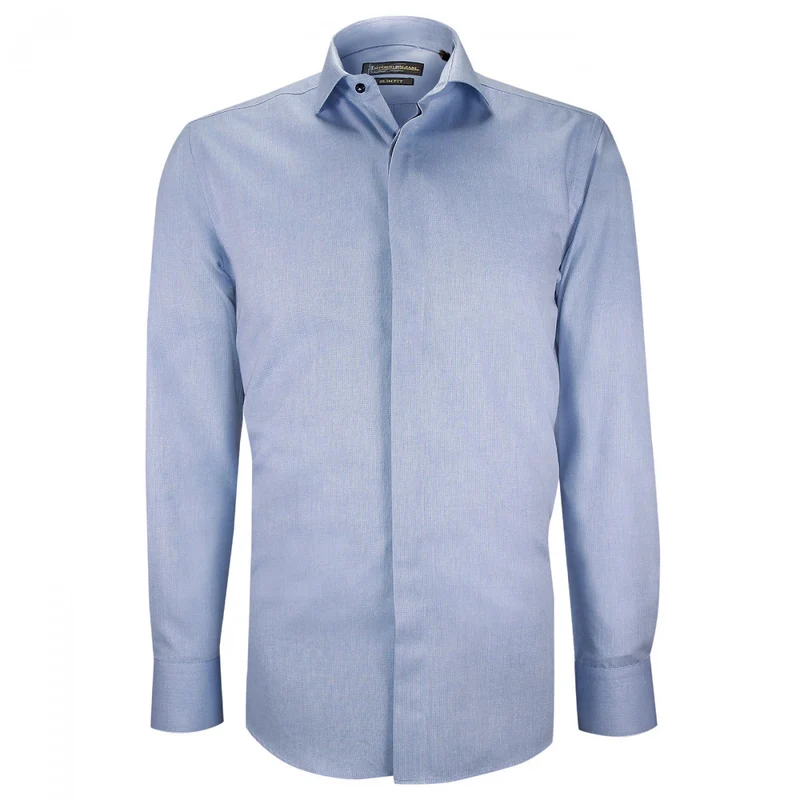 Chemise homme business oxford gorge cachée coupe cintrée LUIGI Emporio balzani