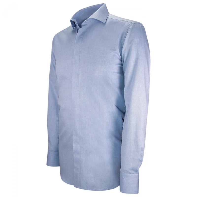 Chemise homme business oxford gorge cachée coupe cintrée LUIGI Emporio balzani