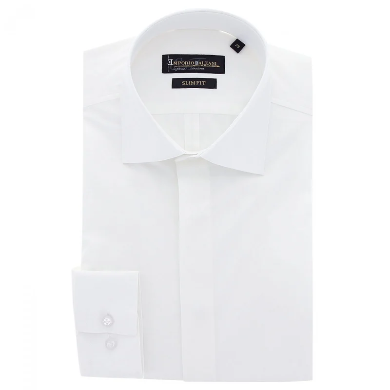 Chemise homme business gorge cachée coupe cintrée ENZO Emporio balzani