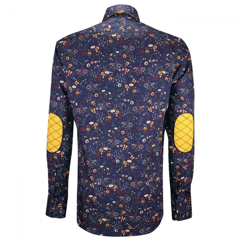 Chemise homme double col à coudières coupe cintrée EROS Emporio balzani