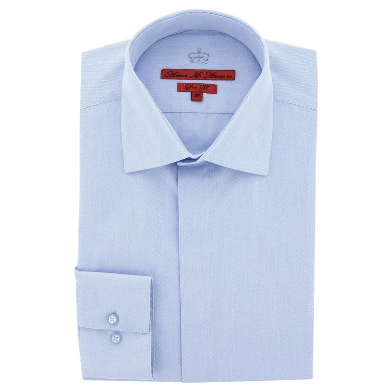 Chemise homme cérémonie tissu armuré coupe cintrée CEREMONY Andrew Mac Allister