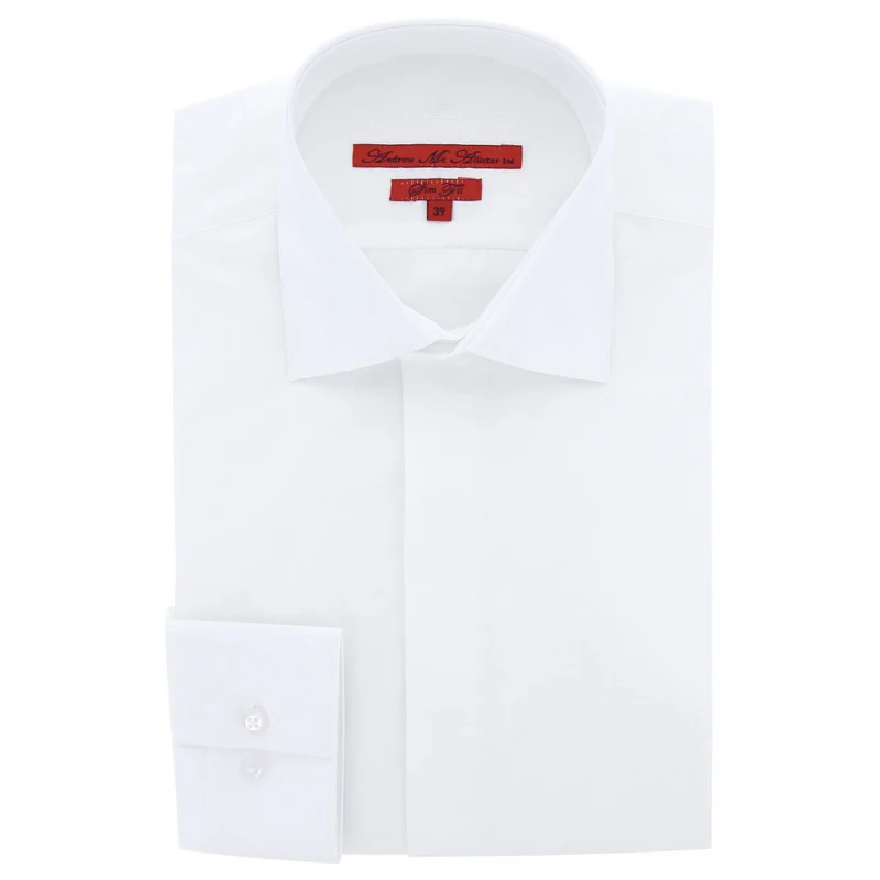 Chemise homme cérémonie tissu armuré coupe cintrée CEREMONY Andrew Mac Allister