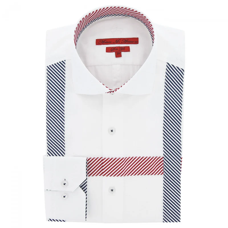 Chemise homme satin de coton coupe cintrée FLAGGY Andrew Mac Allister