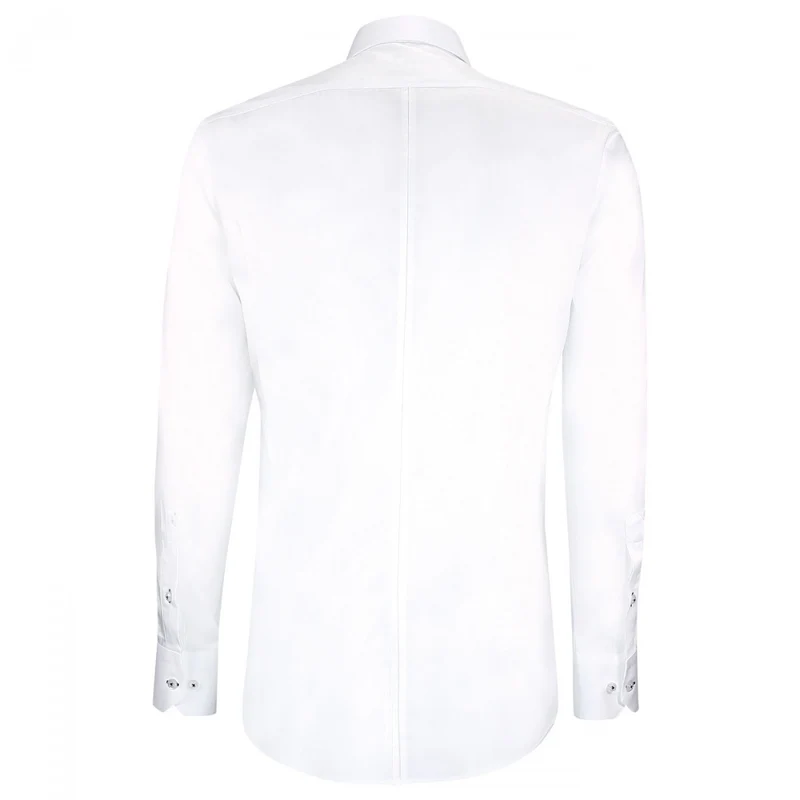 Chemise homme brodée satin de coton coupe cintrée BROIDERY Andrew Mac Allister