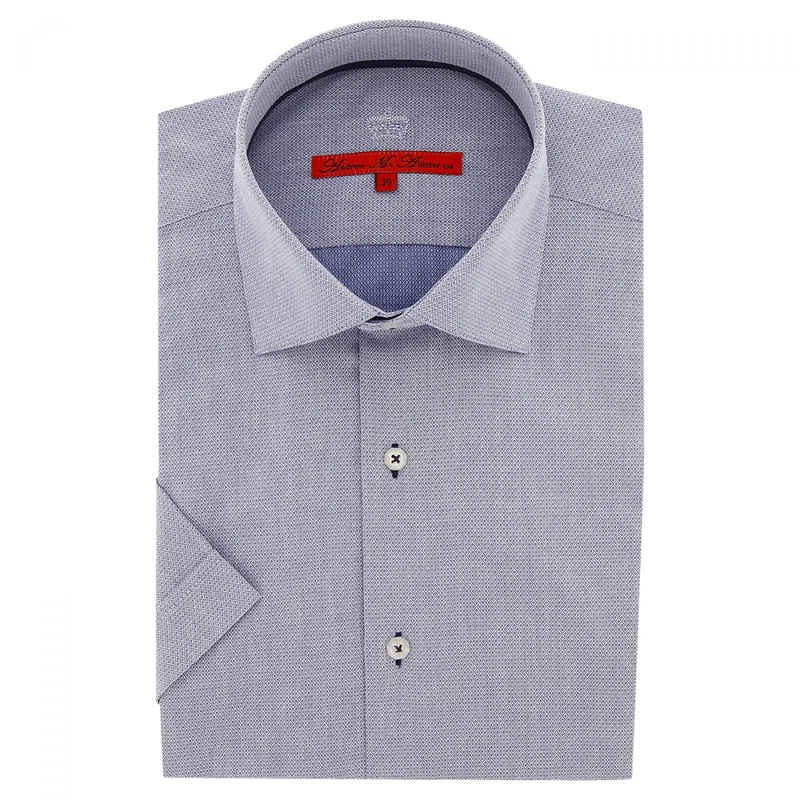 Chemisette homme classique coupe droite SHTRAIGHT Andrew Mac Allister