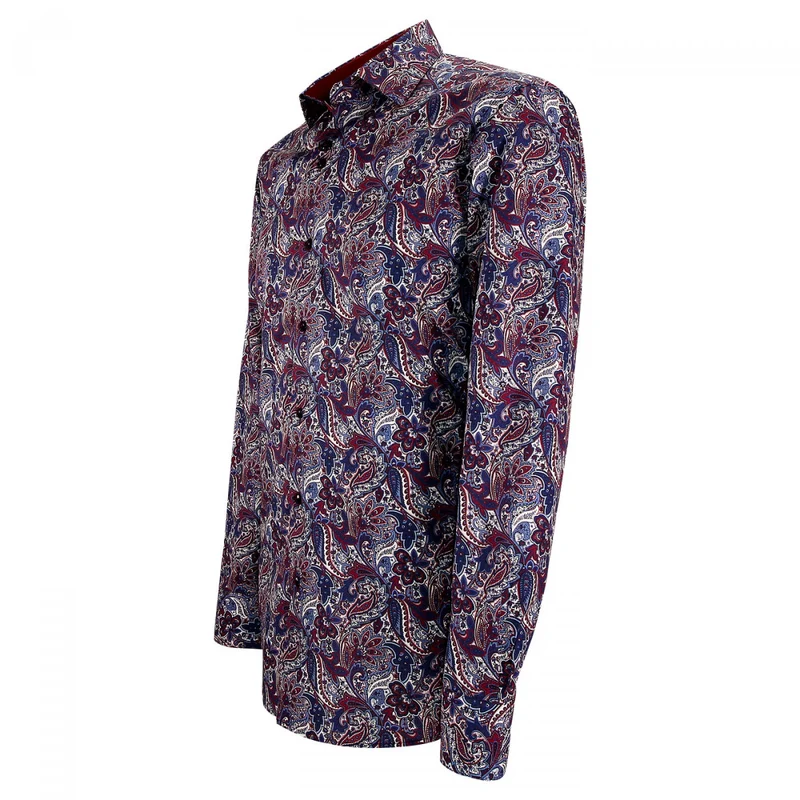 Chemise homme tissu imprimé coupe cintrée CASHMO Emporio balzani