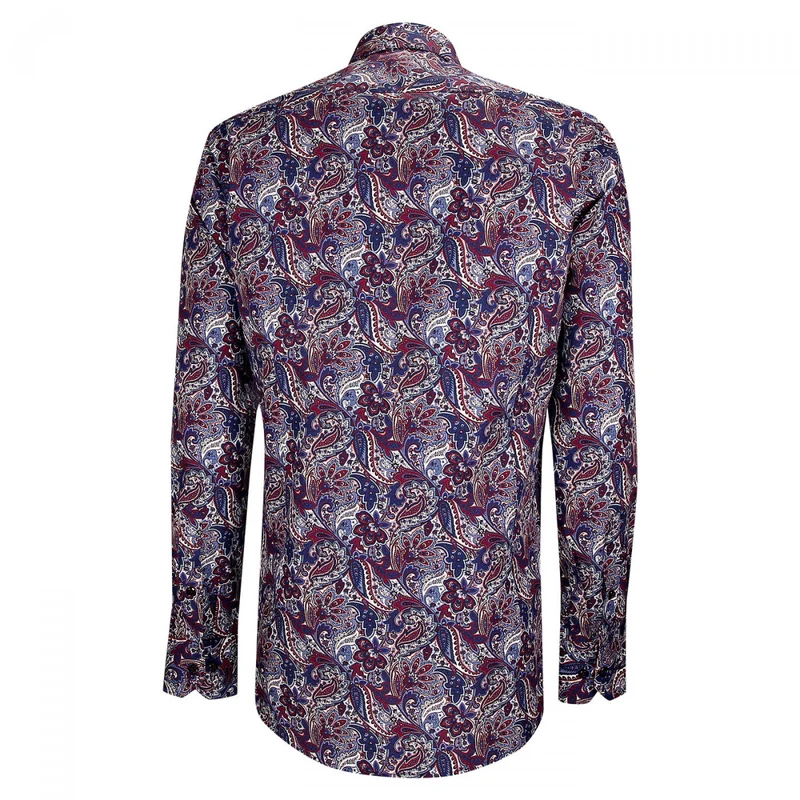 Chemise homme tissu imprimé coupe cintrée CASHMO Emporio balzani