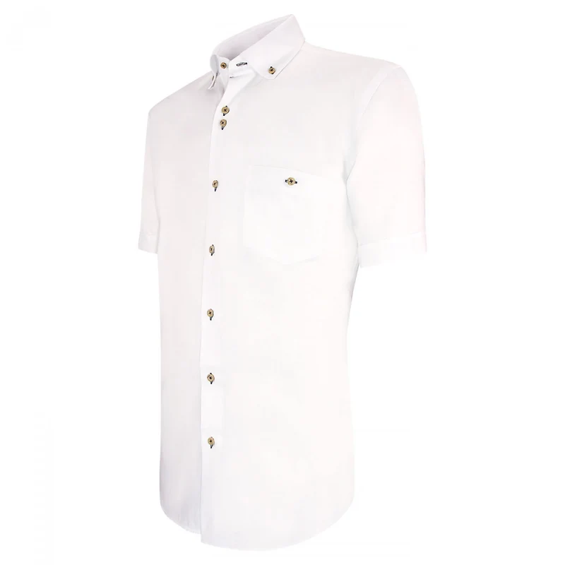 Chemisette homme lin classique coupe droite OLINO Emporio balzani