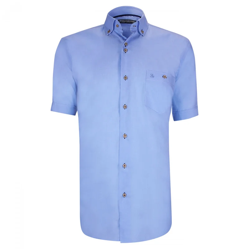 Chemisette homme lin classique coupe droite OLINO Emporio balzani