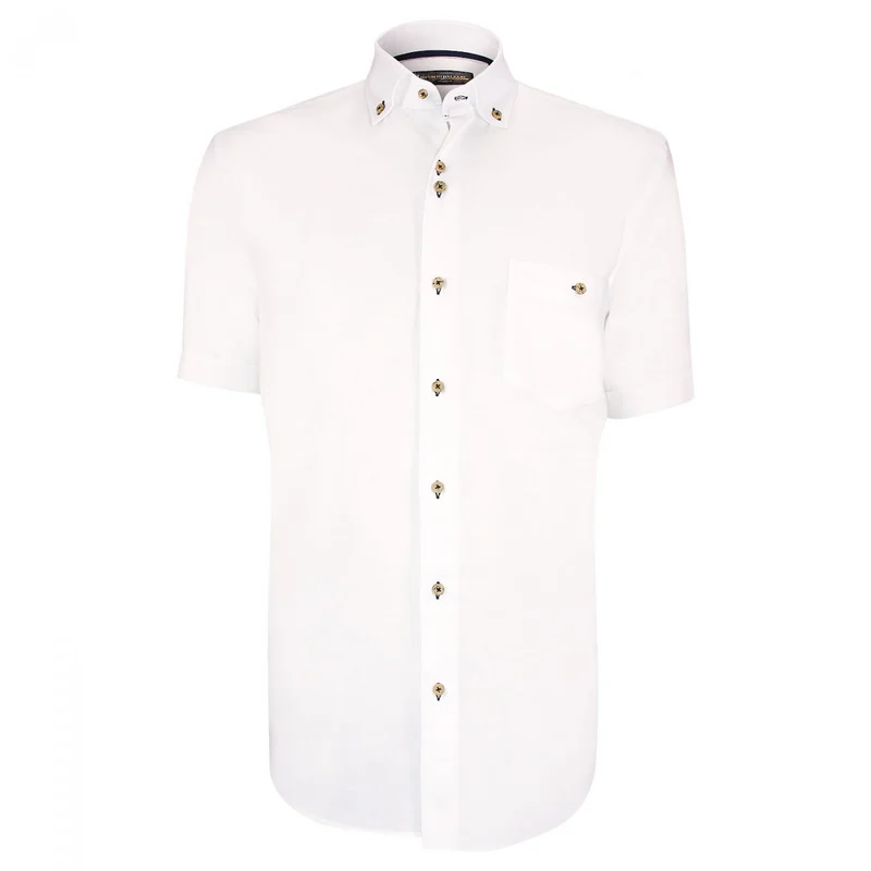 Chemisette homme lin classique coupe droite OLINO Emporio balzani