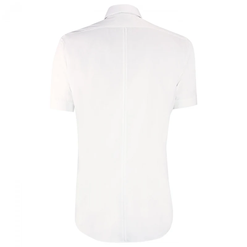 Chemisette homme brodée coupe cintrée EXCLUSIVO Emporio balzani