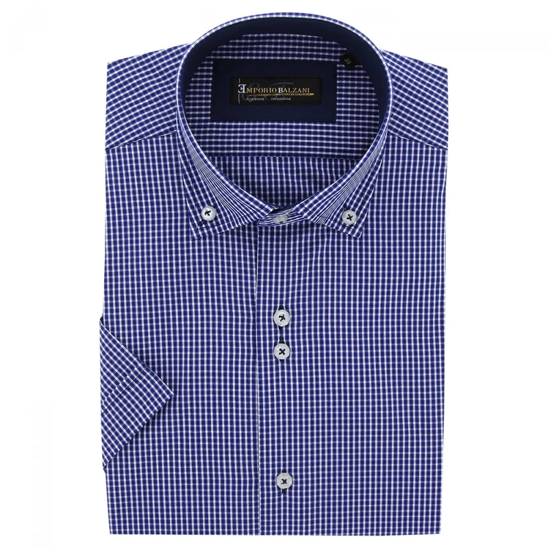 Chemisette homme classique coupe droite QUADRI Emporio balzani