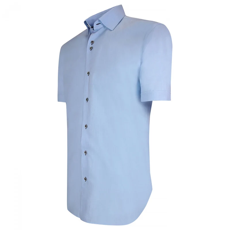 Chemisette homme lin classique coupe droite OLINA Emporio balzani