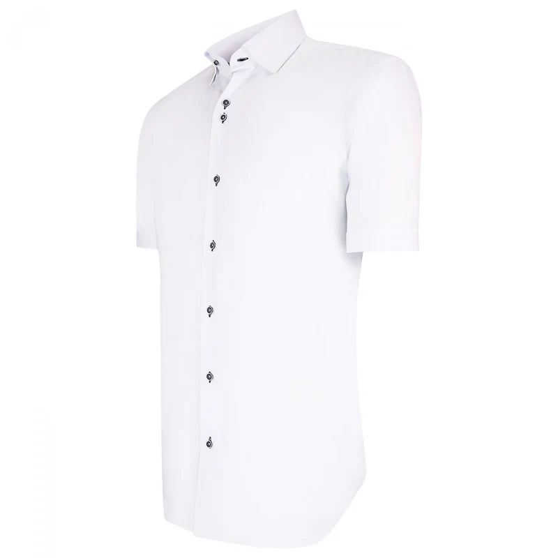 Chemisette homme lin classique coupe droite OLINA Emporio balzani