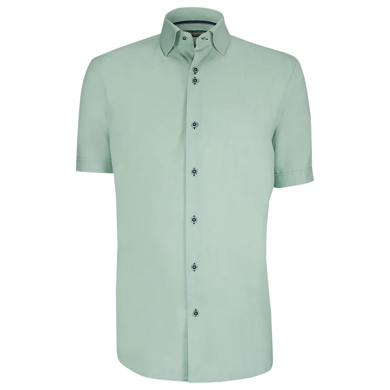 Chemisette homme lin classique coupe droite OLINA Emporio balzani