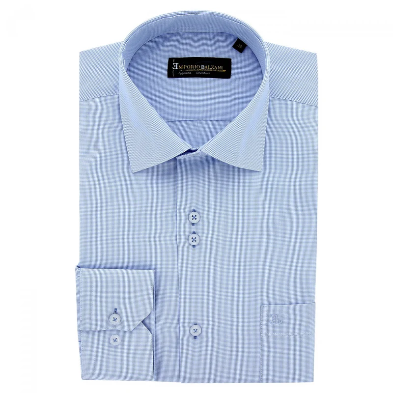 Chemise homme vichy coupe droite PIASTRA Emporio balzani