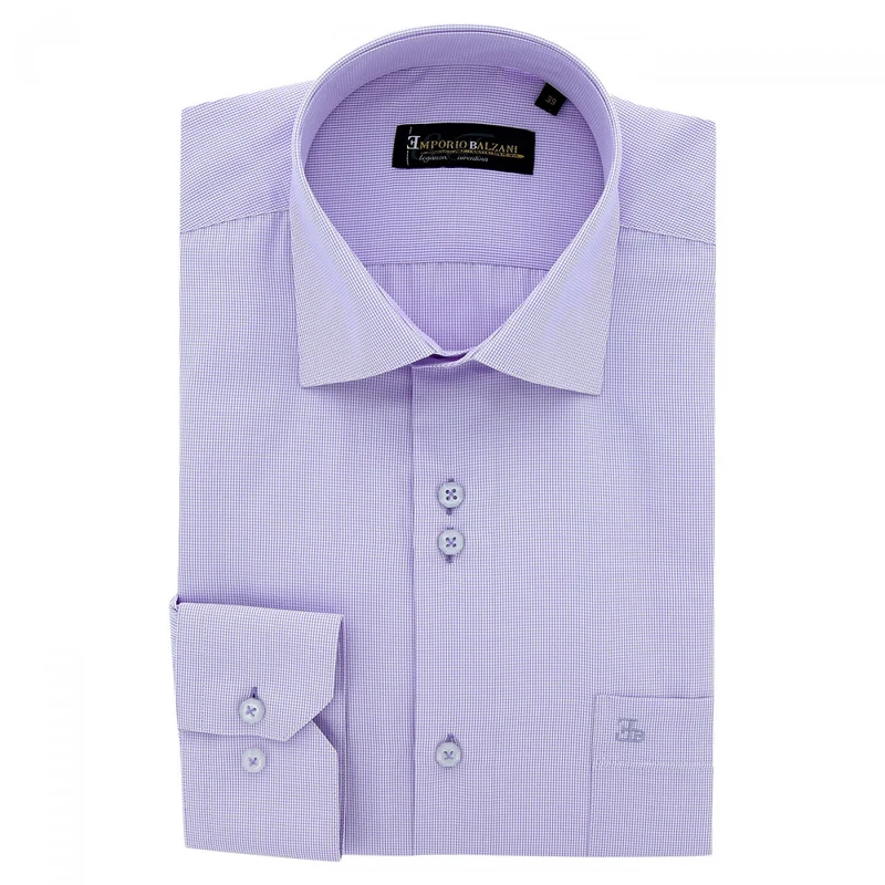 Chemise homme vichy coupe droite PIASTRA Emporio balzani