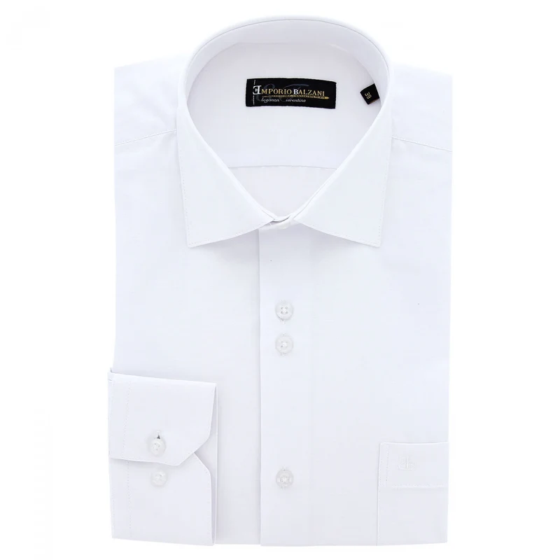 Chemise homme tissu uni coupe droite GRAFFI Emporio balzani