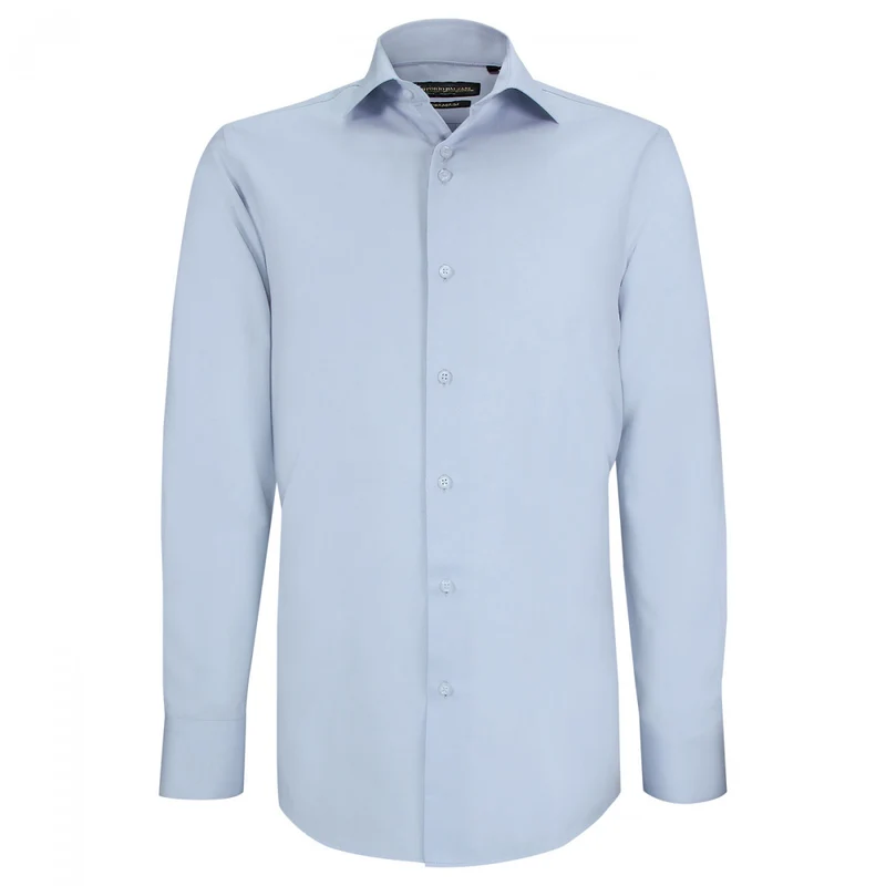 Chemise homme coupe ajustée tissu armuré uni coupe cintrée CUCITO Emporio balzani