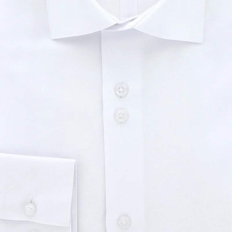 Chemise homme coupe ajustée tissu armuré uni coupe cintrée CUCITO Emporio balzani