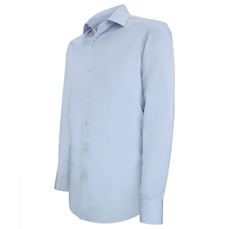 Chemise homme coupe ajustée tissu armuré uni coupe cintrée CUCITO Emporio balzani