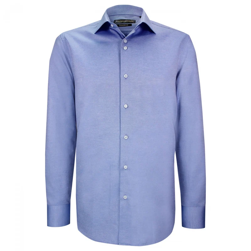 Chemise homme coupe ajustée tissu armuré uni coupe cintrée CUCITO Emporio balzani