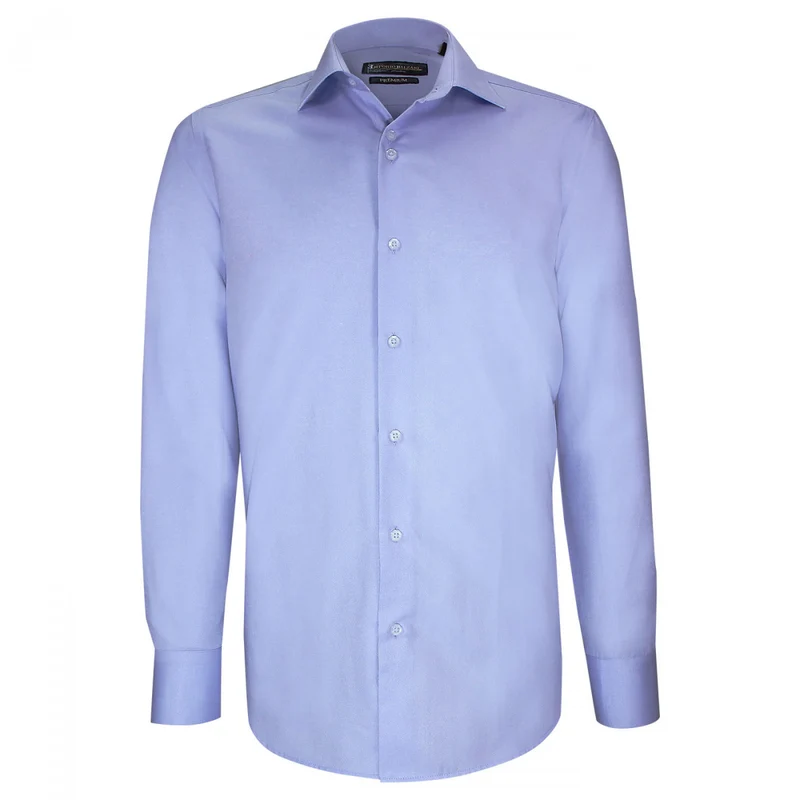 Chemise homme coupe ajustée tissu armuré uni coupe cintrée CUCITO Emporio balzani
