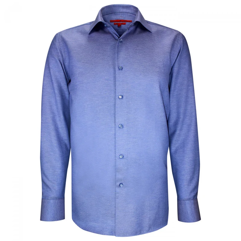 Chemise homme tissu armuré coupe cintrée POINT Andrew Mac Allister