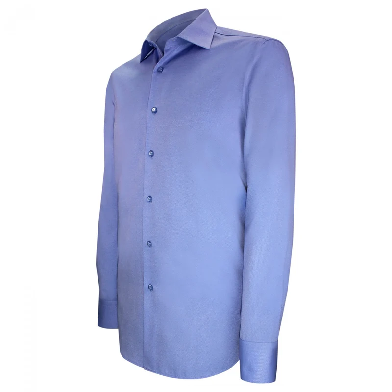 Chemise homme tissu armuré coupe cintrée POINT Andrew Mac Allister
