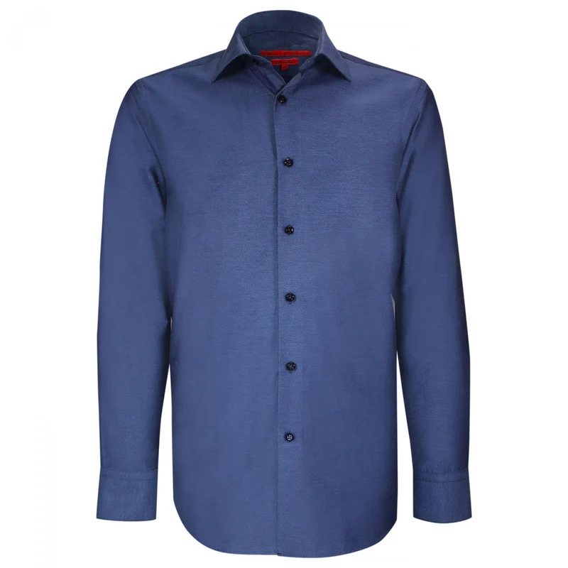 Chemise homme tissu armuré coupe cintrée POINT Andrew Mac Allister