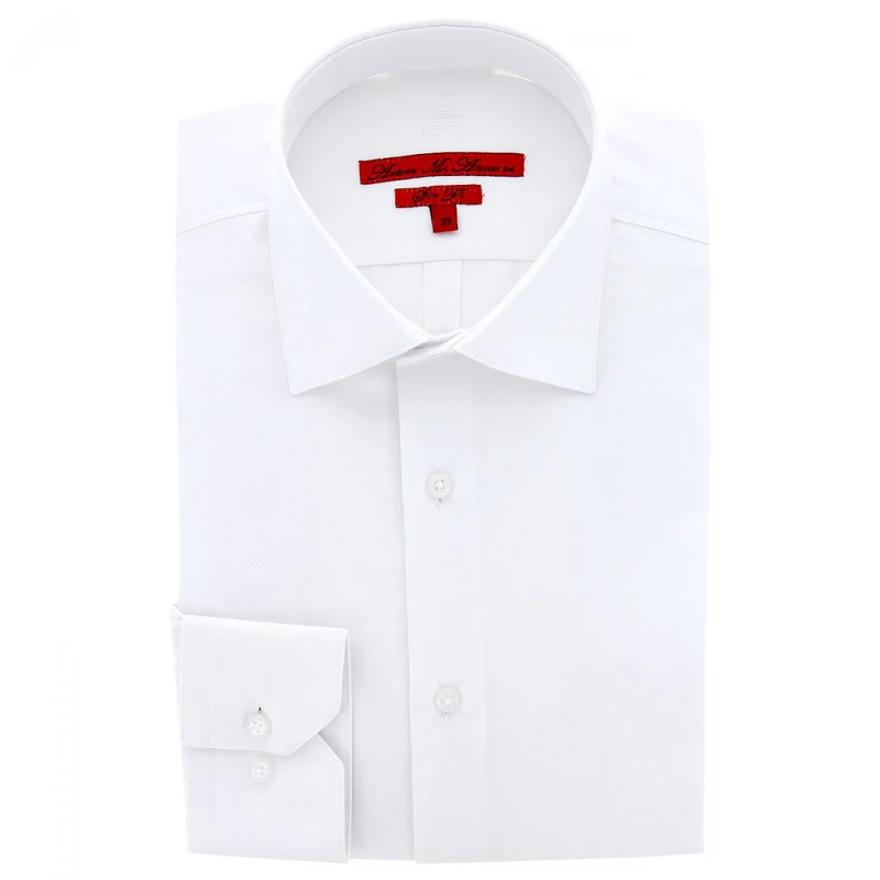 Chemise homme tissu armuré coupe cintrée POINT Andrew Mac Allister