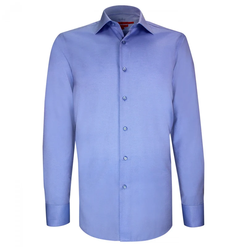Chemise homme tissu armuré coupe cintrée POINT Andrew Mac Allister