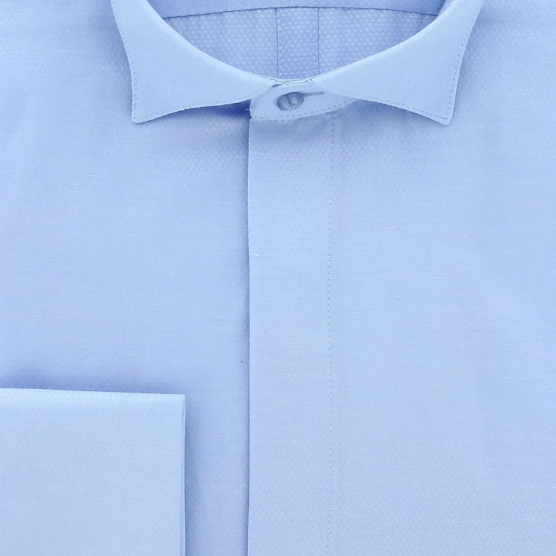 Chemise homme col cassé tissu armuré coupe cintrée CROKEN Andrew Mac Allister