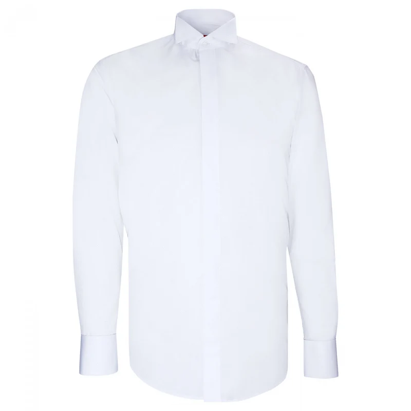 Chemise homme col cassé tissu armuré coupe cintrée CROKEN Andrew Mac Allister